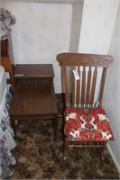 Wooden End table and rocker