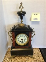 Ornate French Mantle/Shelf Clock