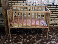 Vintage Baby Crib, Decorative Use Only