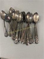 18 presidential spoons.