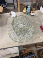 Indiana glass punch bowl.