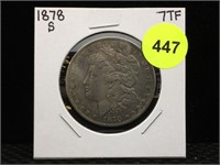 1878 S  7TF Silver Morgan dollar