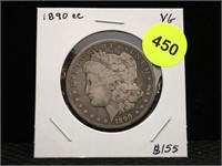 1890 Carson City Silver Morgan dollar