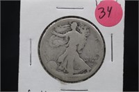 1916-S Obverse Mint Mark Walking Liberty Silver