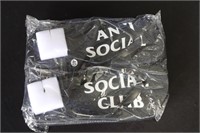 Anti Social Social Club Flip Flop Black NIP