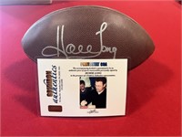 HOWIE LONG AUTOGRAPHED FOOTBALL