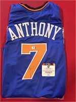 CARMELLO  ANTHONY AUTOGRAPHED JERSEY