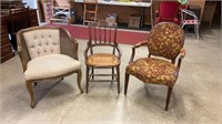 3 side chairs