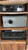 Yamaha stereo in cabinet
