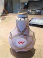 Lefton Ceramic perfume bottle w/ granular glaze