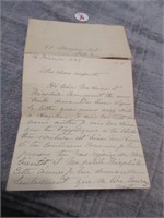 Letter in French written from Paris by Trottier (?