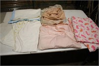 Baby towel, blanket, pillow and basket