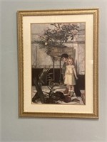 Large Framed Print of Victorian Children