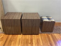 Matching set MCM Storage End Tables and Hassick