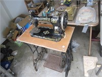 White Rotary sewing machine, treadle sewing