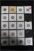Lot of 18 Silver Roosevelt Dimes