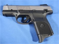 Ruger SR9C 9mm Pistol w/Extra Clip & Case