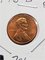 BU Red 1976-D Lincoln Penny