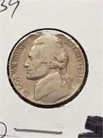 1939 Jefferson Nickel