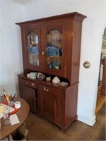 2 pc. Provenance China cabinet made by Albert