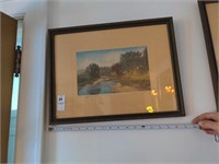 Signed Wallace Nutting picture "A Riffle in the
