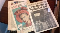 1948 Sunday News & American Weekly newspapers