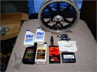 Harley Davidson Stuff Wheel, Foot Pegs, Oil,