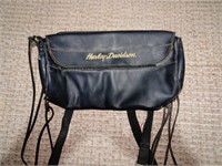 Harley Davidson Leather Handlebar Bag