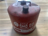 Eagle Sno Glo 6 Gallon Metal Gas Can