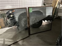 SET OF TWO MIRRORS