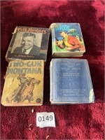 Lot of 4 Kids Books Small Vintage