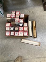 Box of piano rolls