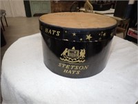 Antique Stetson Hat Box - 14"Lx12"Wx7 1/2"H