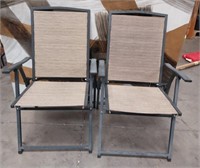 11 - PAIR OF FOLDING CHAIRS
