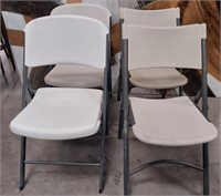 11 - LOT OF 4 FOLDING CHAIRS
