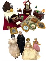 Dollhouse Master Bedroom Furniture, Dolls