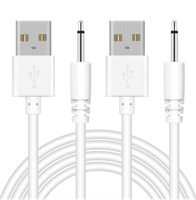 SMICEM 2.7Ft USB DC Charging Cable 2.5mm DC, 2Pack