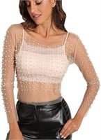 Women's Pearl Rhinestone