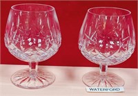 11 - PAIR OF WATERFORD CRYSTAL SNIFTERS (K4)