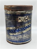 Vintage Fleischmann Frozen Food 30lb Advertising