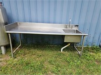 Stainless Station with Sink