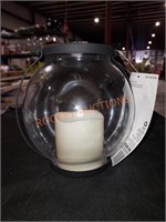 Hampton Bay 6.5" Metal Lantern w/ LED Candle