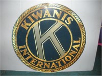 Kiwanis International Metal Sign w/Reflective