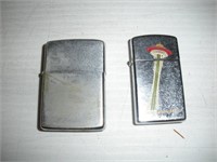(2) Vintage Zippo Lighters