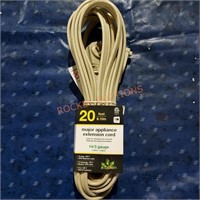 20ft major appliance extension cord 14/3 gauge