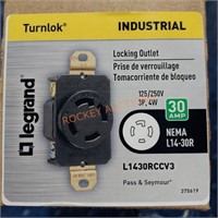 Turnlok industrial locking outlet lot of 3