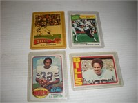 Vintage Topps O.J. Simpson Football Cards