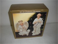 (4) Nativity Figurines
