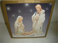 (3) Nativity Figurines