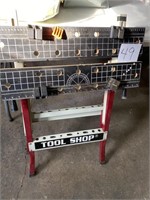 Tool shop, small, folding work bench
